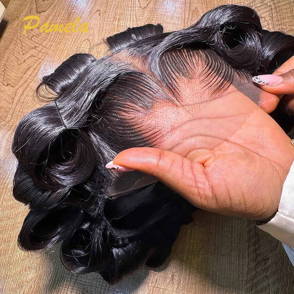 New Trend Lagos Hairline Body Wave 13x6 Lace Frontal Glueless Wig Curly Human Hair Glueless Lace Front Wig PrePlucked Woman Wigs