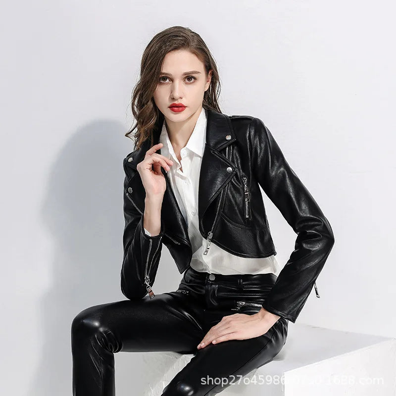 3xl women and men rivet beading pu leather jacket hit color streetstyle Graffiti outerwear letters printed leather jackets