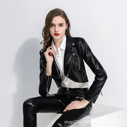 3xl women and men rivet beading pu leather jacket hit color streetstyle Graffiti outerwear letters printed leather jackets