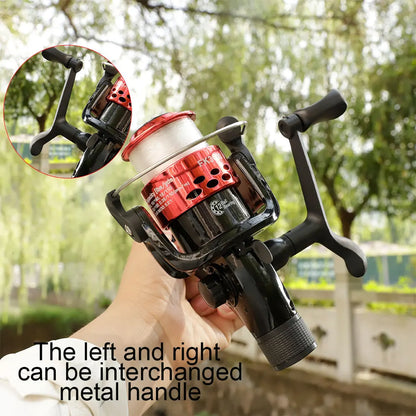 FTK FK3000 Spinning Reel Bite Alarm 10KG Drag 12BB 5.2:1 Rear Drag Fishing Wheel
