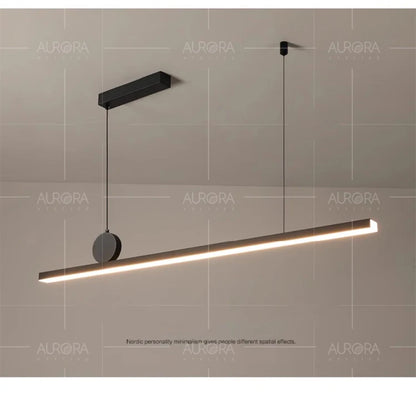 Pendant Lights Modern Simple Dining Room Lights For Kitchen Long Chandelier Living Room Pendant Lamp Home Decoration Lighting