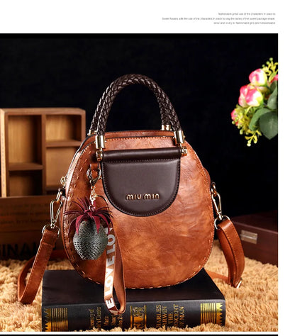 Vintage Women's Bag Luxury Designer Boston Style Women Shoulder Bag High Quality Fashion Crossbody Bags Female Handbags