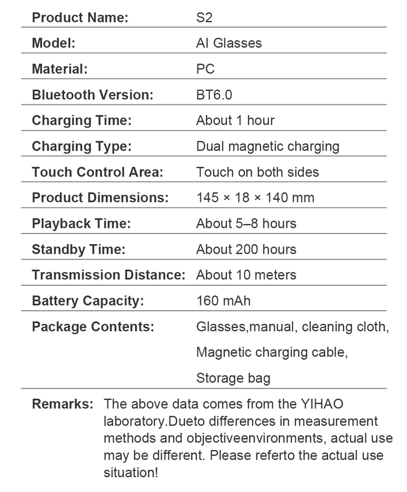 Smart Glasses Lightweight Auto-Tinting AI Glasses with Real-Time Simultaneous Translation Earbuds 2-in-1 Sunglasses