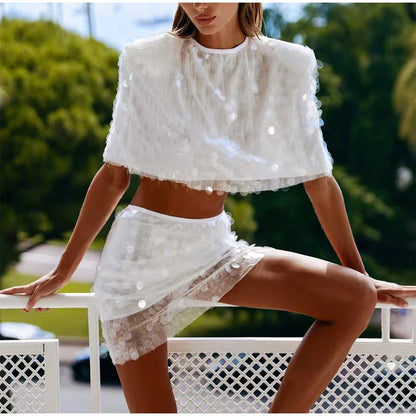Sexy Sequin Sling Slim Short Dress Women Chic Sleeveless Off Shoulder Slim Dresses 2026 Lady Evening Party Club Vestidos New