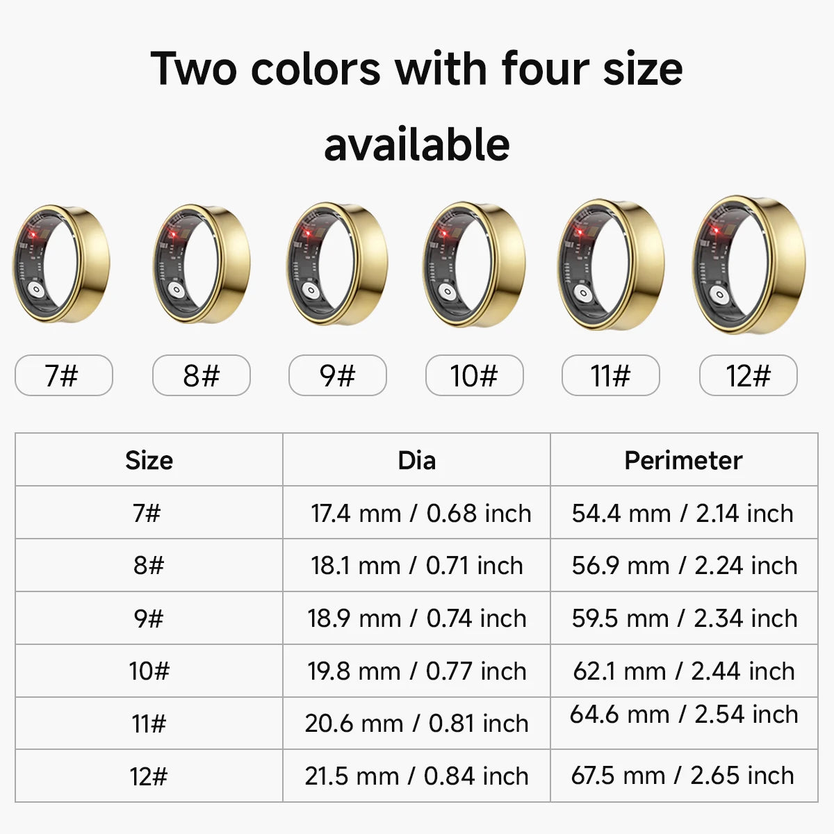 2026 New IP68 Waterproof Smart Rings for Android iOS Heart Rate Blood Pressure Sleep Monitoring Motion Tracking  Men Women Gift