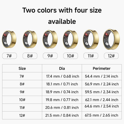 2026 New IP68 Waterproof Smart Rings for Android iOS Heart Rate Blood Pressure Sleep Monitoring Motion Tracking  Men Women Gift