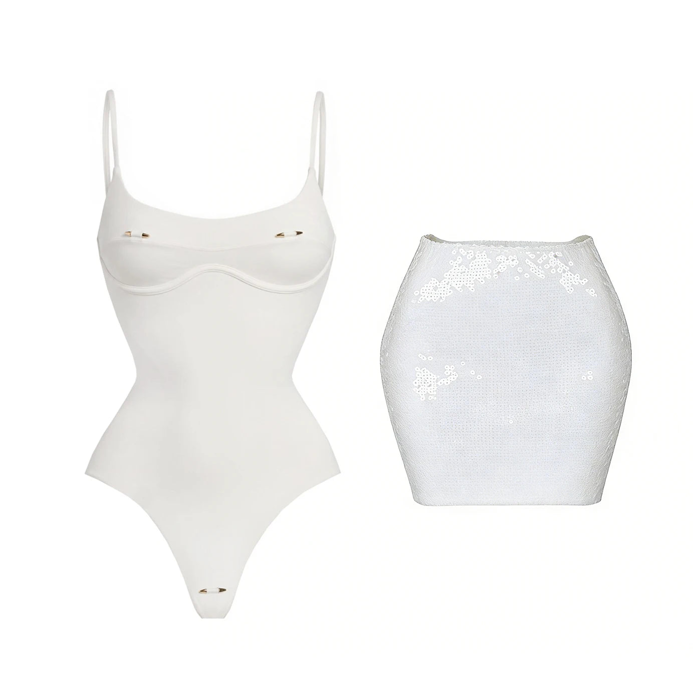 2026 2Pcs Sexy Women One Piece Swimsuit Female Swimwear Solid Biquini High Cut Monokini Push Up Swim Suits Bathingsuit Beachwear