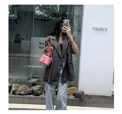 Women Square Handbags 2024 Summer Fashion Chains Crossbody Bags Texture PU Shoulder Bag Elegant Chic Mini Mobile Phone Bags