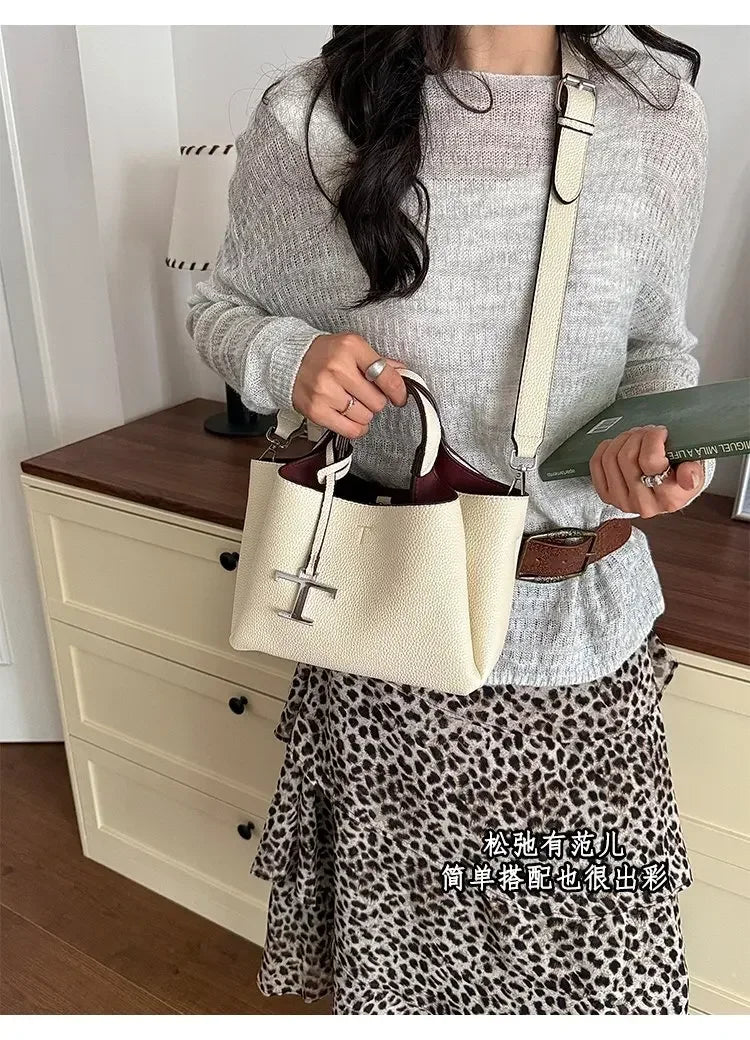 Premium Ladies Tote Bag, Fashionable Leather Crossbody Handbag For Women, Luxury Brand Messenger Bag