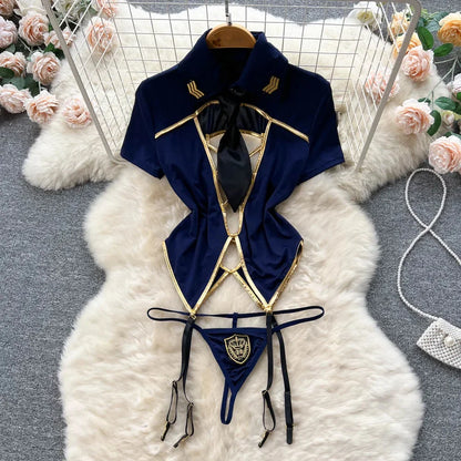 Summer Girls Sexy Hot Sweet Transparent Suspender Mini Dress Women Elastic Waist And Backless Strap Lolita Pajamas Bubble Skirt