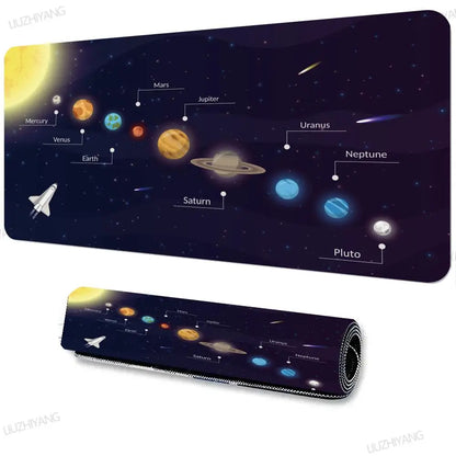 Solar system planets Mouse Pad Large Computer XXL MousePads Keyboard MouseMat Gamer Soft Office Carpet Desk Mat Long Mouse Pads