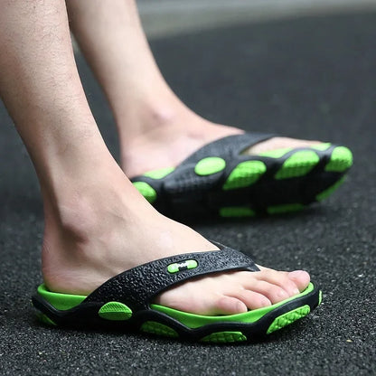 Mens Slippers Lightweight Sandals Summer Flip Flops Breathable Beach Shoes Sandals Men Luxury Flip Flops Breathable Men Slides