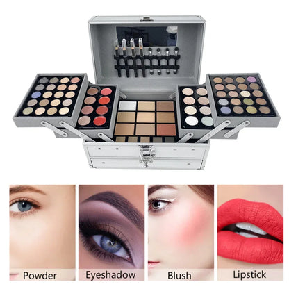 Makeup Set Box Eyeshadow Lip Blush Nail Polish Eyebrow Pencil Multi-functional Palette Christmas Wedding Birthday Gifts Cosmetic