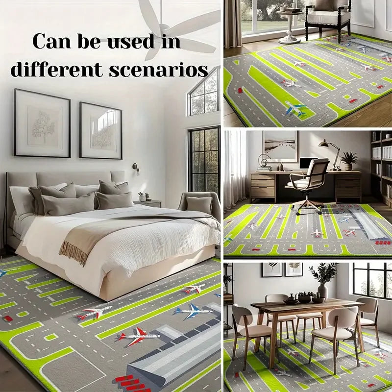 Classic Greek Key Carpet Office Patio Coffee Table Bedroom Lounge Dining Living Room Non Slip Area Rugs Doormat HOME DECOR