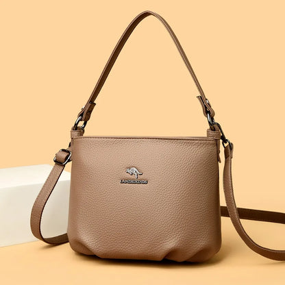 Luxury Shoulder Bags for Women 2026 New Designer Soft Leather Crossbody Bags Casual Messenger Sac Women Bag Purses and Hangbags