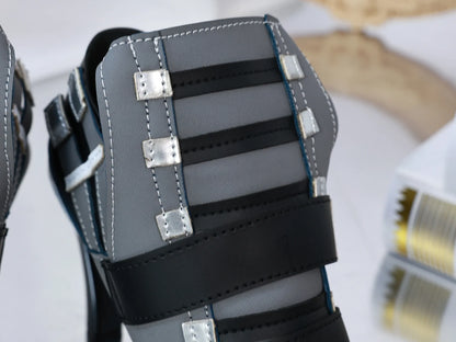 [Olmee] In Stock Tsukishiro Yanagi Cosplay Shoes ZZZ Zenless Zone Zero Long High Heels Boots Halloween Xmas