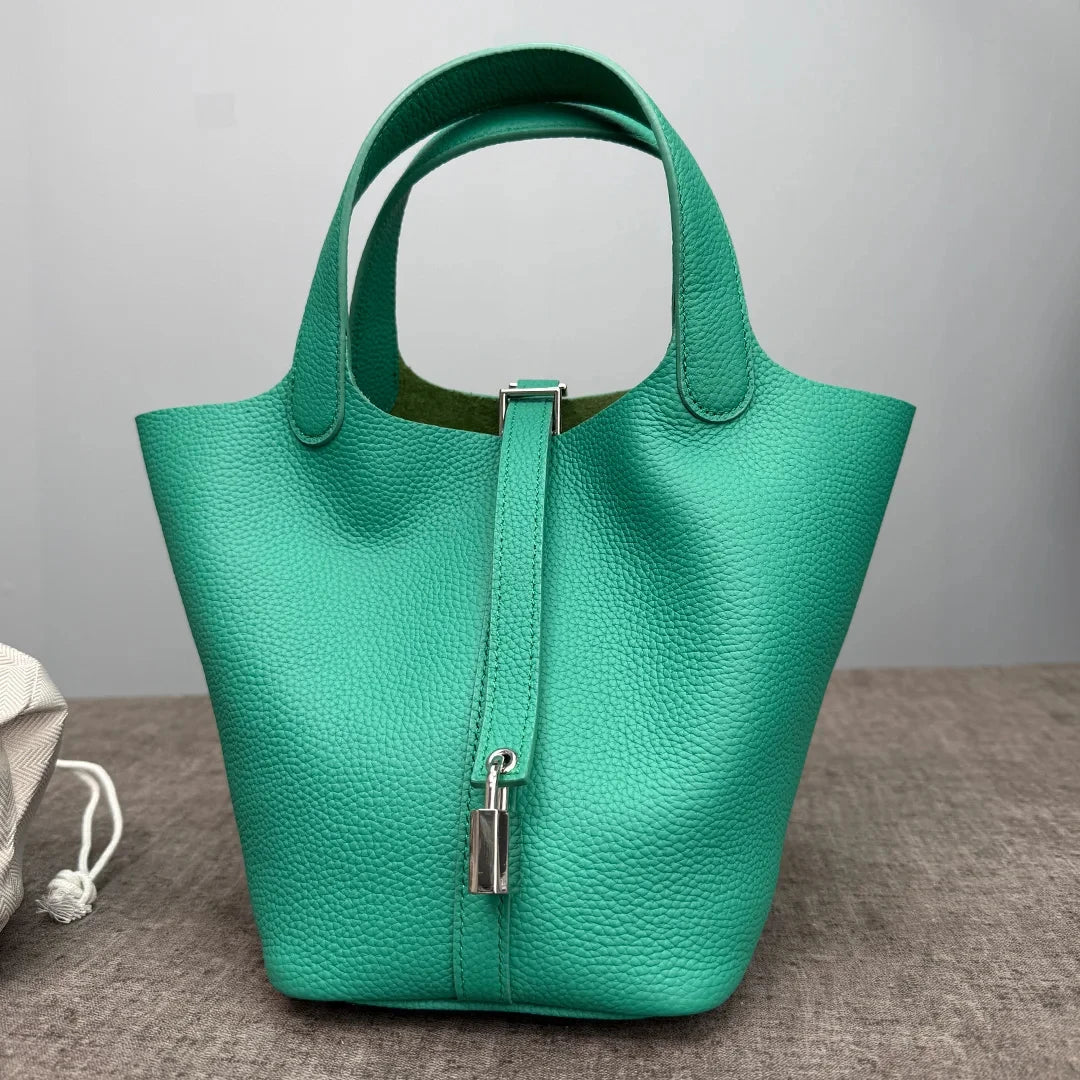 Women Bags Handbags Bucket Bag 18/22 Big Small Fashion Tote Bag Genuine Leather Luxury Quality Designers Lady Hand Bags