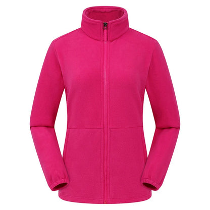 Winter Women's Wool Jacket Stand Collar Warm Breathable Cold Resistant Casual Comfortable Outdoor Travel Hiking Clothing