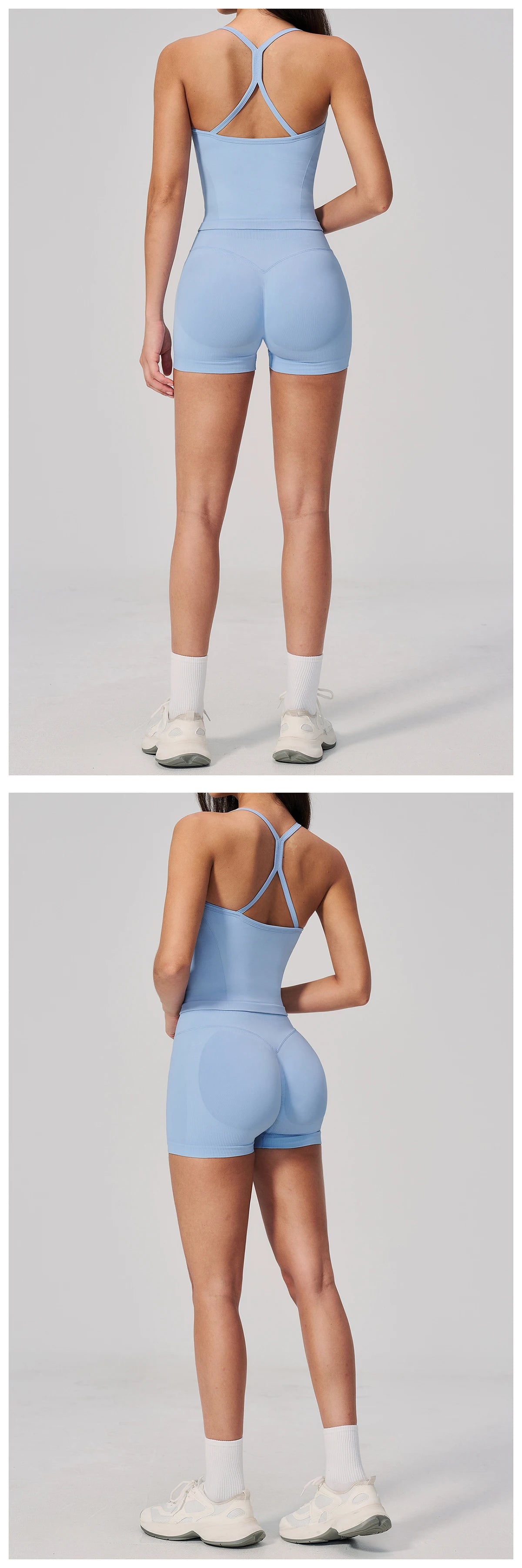 Fitness Suit 2PCS Women's Tracksuit Yoga Set Sports Outfits Gym Clothes Running Push Up Sportswear Female Workout Yoga Clothes
