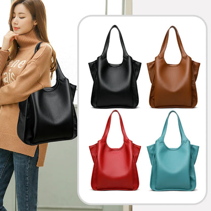 Luxury Soft Leather Handbags Large Capacity Women Shoulder Bags for Women Designer Tote Sac Shopping Crossbody Top Handle Bag