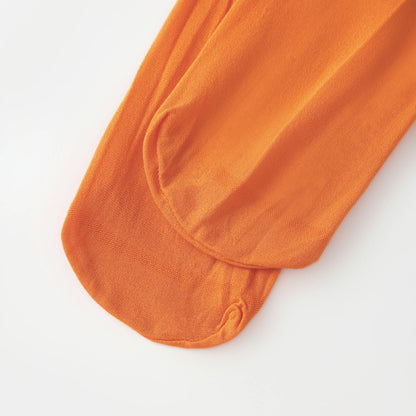 Combhasaki Halloween Velma Costume For Women Orange Long Sleeve Crop Top And Pleated Mini Skirt with Stockings Cosplay Outfits