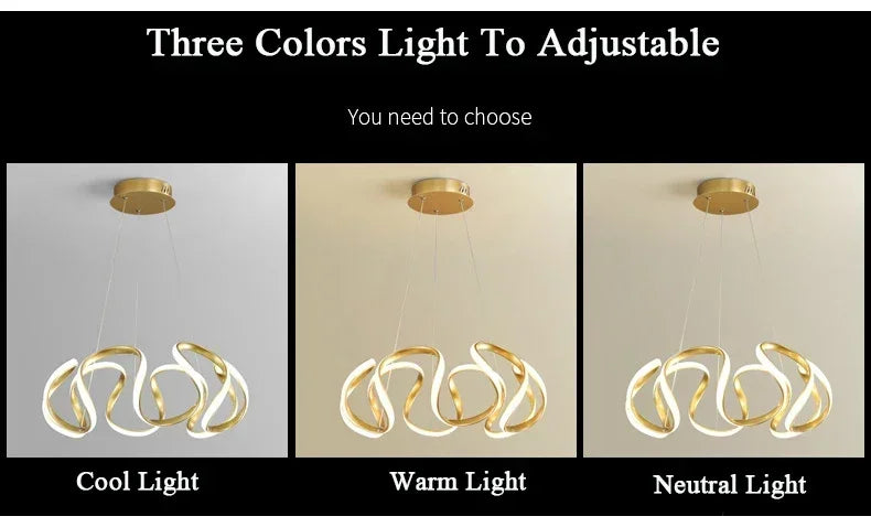 Modern Nordic LED Pendant Lights Minimalist Luxury Lamps for Living Dining BedRoom Home Decoration