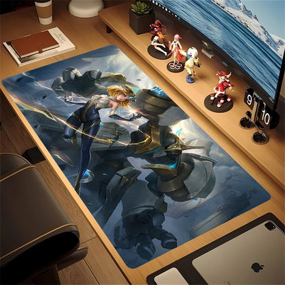 XXL Gaming Mousepad Large Mouse Pad Rubber Mouse Mat Gamer Big Desk Mat Mobile Legends Bang Bang Keyboard XL Mousepads 40x90cm