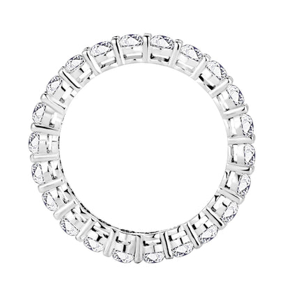 BLUEENCH 3mm Round Moissanite Ring 18K White Gold Plated 925 Sterling Silver Fine Jewelry Wedding Engagement Rings for Women Man