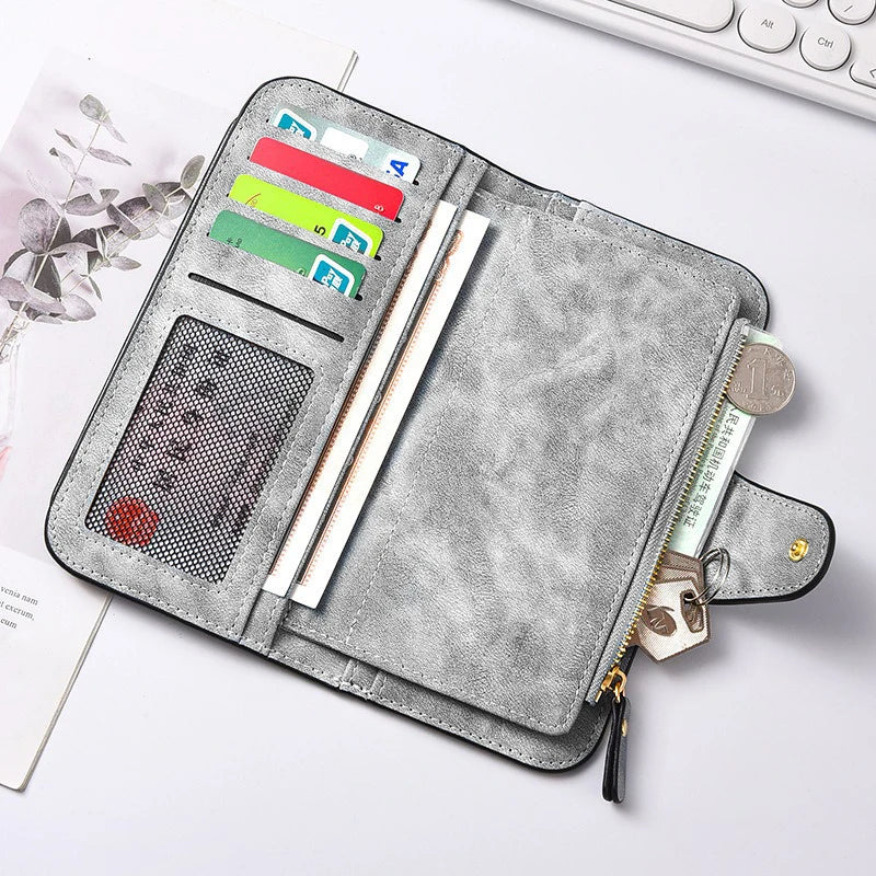 Heart-Shaped Animal Paw Butterfly Print Design Women Wallets Card Coin Wallet for Girls Purse ID Wallets Female Coin Purse Gift