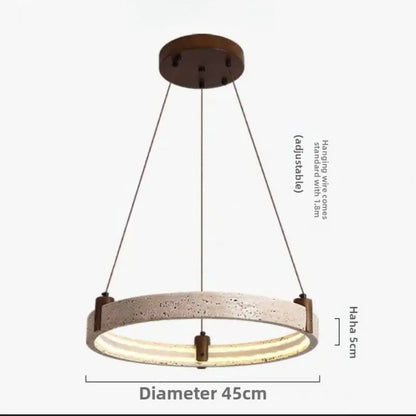 Artistic High-End Natural White Stone Dimming Function Wood Decoration Dining Room Living Room Exhibition Hall LED Modern