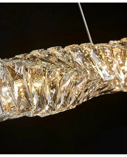 Luxury K9 Crystal Chandelier Dimmable Ceiling LED Pendant Lights Home Living Room Bedroom Indoor Atmosphere Decorative Lighting
