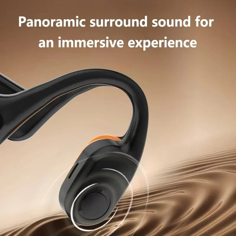 KS8 Open Air Conduction Neckband Sports Earphones Bluetooth 6.0 Ip56 Waterproof Wireless Headset For Running Fitness Commute