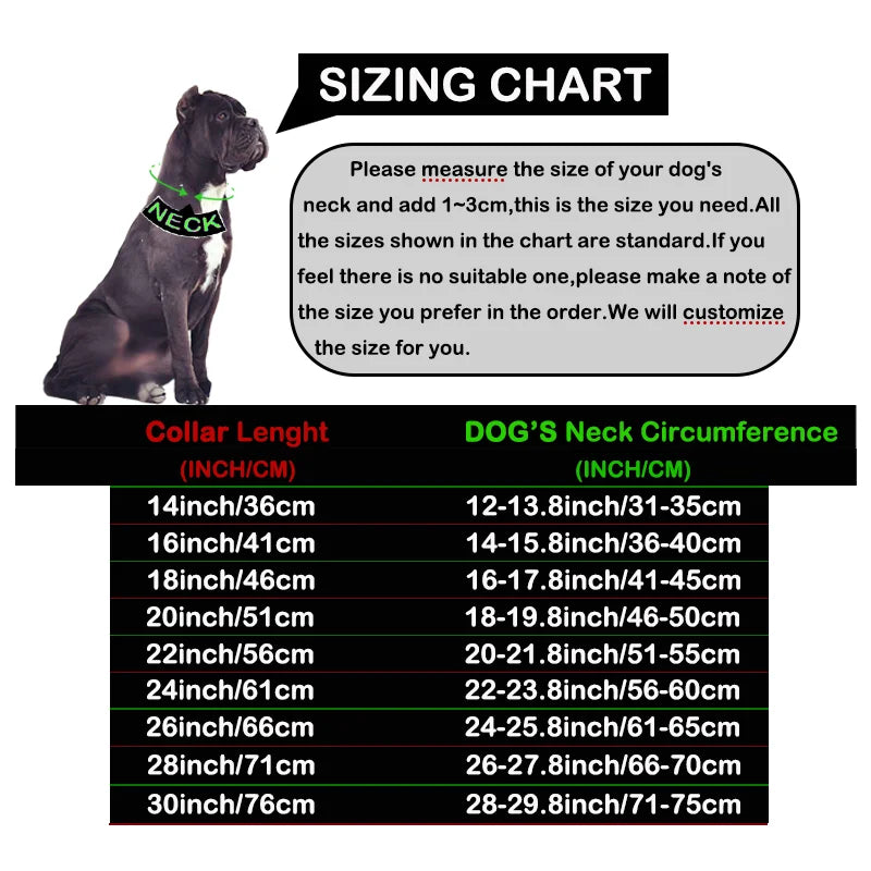 Gold Large Dog Collar 32mm Stainless Steel Metal Pet Choker for Labrador Rottweiler Cane Corso American Bully Dog Accessories