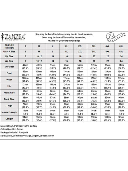 2025 ZANZEA Fashion Women Wide Leg Jumpsuits Summer Plaid Checked Overalls Pants Casual V Neck Sleeveless Work Rompers Oversize