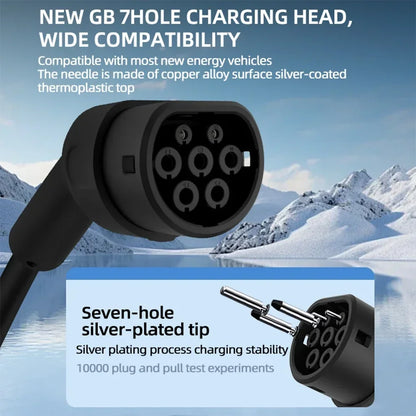 Portable 3.5KW 16A EV Charger with 3M-20M Cable Type2 IEC62196 EU Plug Wallbox Adapter Plug And Charge for Electric Vehicles