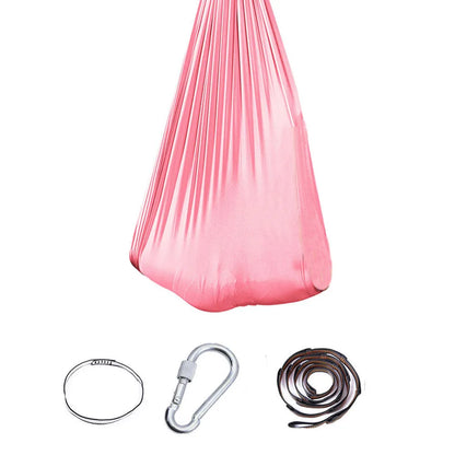 280*150cm Yoga Swing, Indoor Yoga Hammock, Nylon Material, Air Elastic Swing, Available for Outdoor Outings and Camping, 7 Color