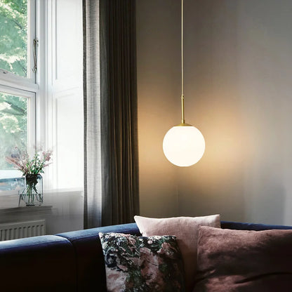 Glass Ball Led Pendant Lamp Modern Fixtures Chandelier Lights for Dining Room Indoor Hotel Lobby Home Decor Stairs Hanging Lamp