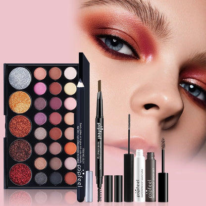 POPFEEL Complete Holiday Makeup Gift Set – Perfect Surprise for Friends and Family, Easy to Use for a Stunning Transformation.