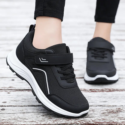 Women's Autumn New Shoes Breathable and Comfortable Walking Shoes Winter Sneakers Women Velcro Sneakers  Casual Shoes