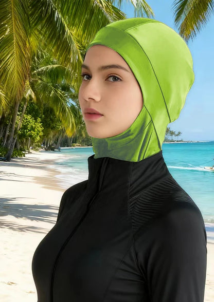 1PCS Burkini Femme Hijab Swim Bathing Hijab Women Summer Beach Instant Turban Cap