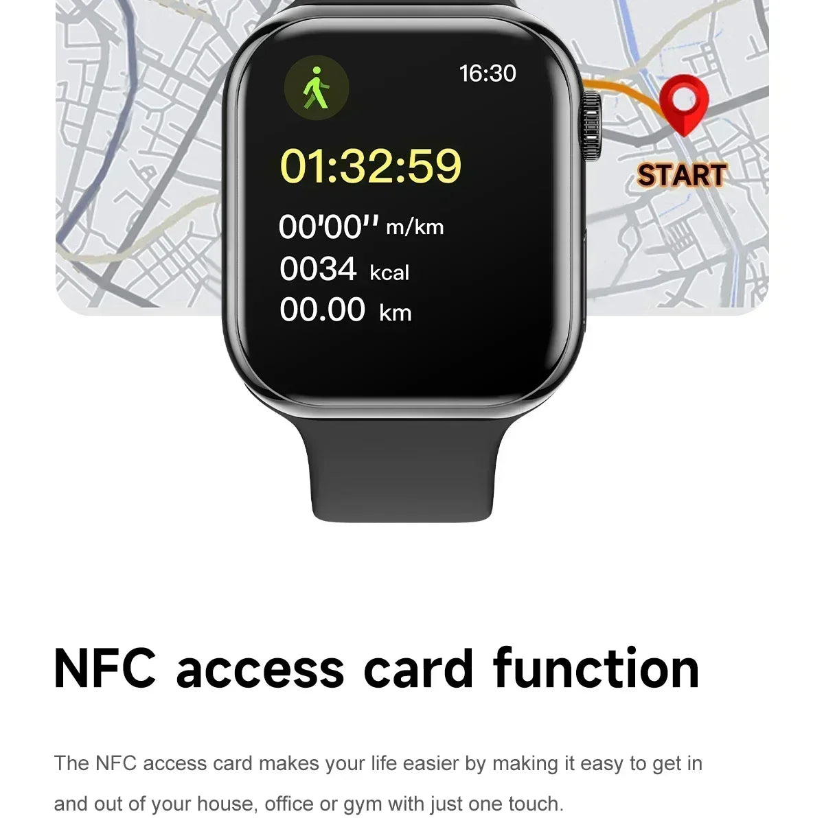 2026 Series 10 Watch 10 GPS Smart Watch Memory Music Video Bluetooth Call Heart Rate Waterproof NFC Smartwatch For Apple Android