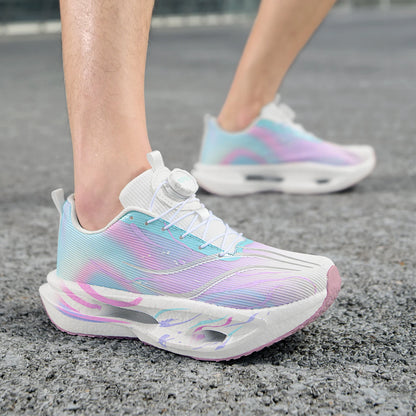 Unisex Sports Shoes Trendy Mesh Breathable Outdoor Running Shoes 2026 New Soft Soled Rebound Professional Training Shoes for Men