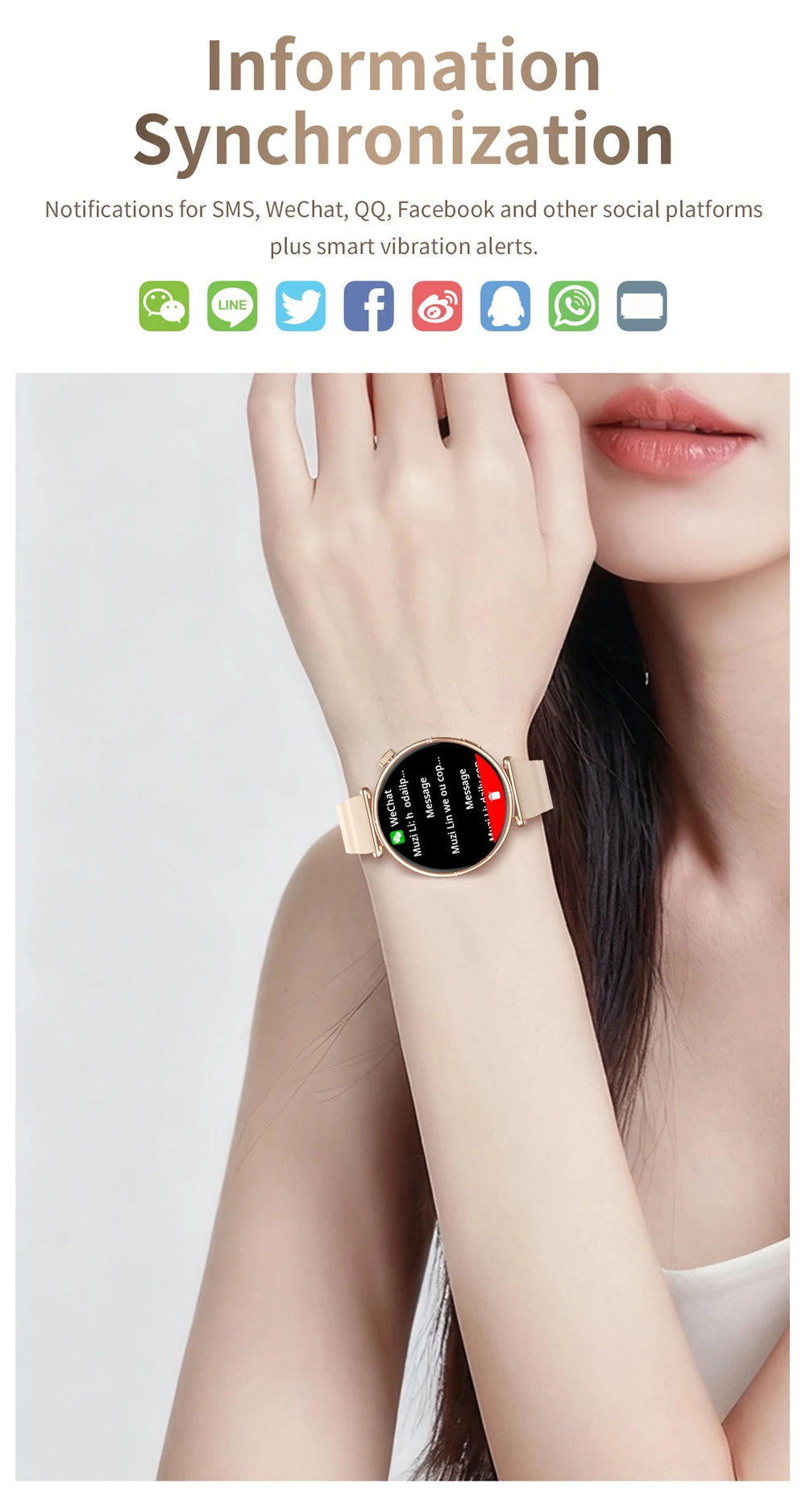 Wirstband Blue Tooth Call Smartwatch NFC Waterproof Music Fitness Tracker Health Monitoring Smart Watch Women Outdoor Sports