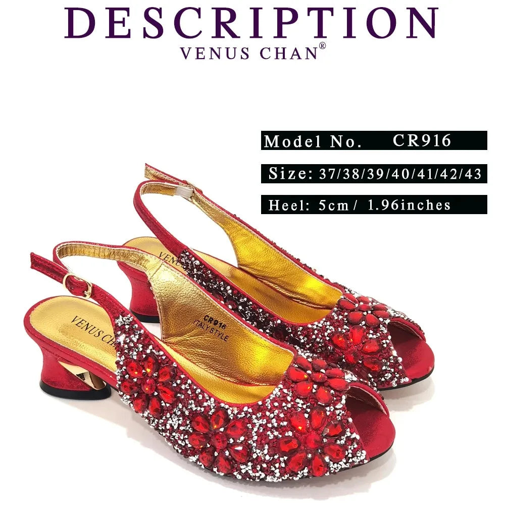 2024 Shoes and Bag for Party Wedding Plus Size Women Shoes 43 High Heels Sexy Ladies Luxery Shoes Women Dress Pumps with Purse