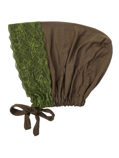 Soft Elastic Strap Muslim Turban Hat Lace Inner Hijab Caps Islamic Underscarf Bonnet India Hats Female Headwrap Turbante Mujer