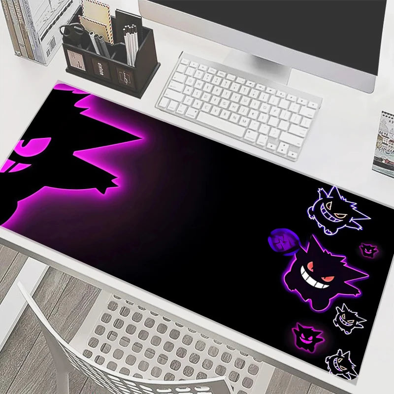 Kawaii Mouse Pad Pokemon Gengar Anime XXL Cute Girl Gabinete Gamer Computer Desk Mat Keyboard Pad PC Gaming Accessories Mousepad