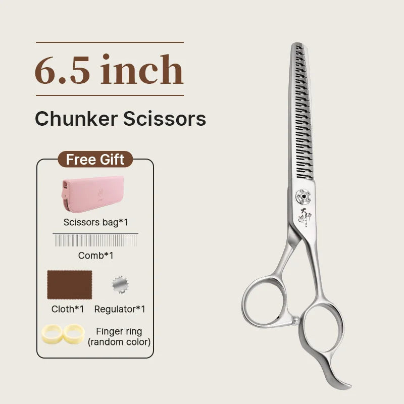 Fenice Slim Narrow Dog Grooming Scissors Set Straight/Curved/Thinner/Chunker Shears Scissors Specialized for KR and JP Groomers