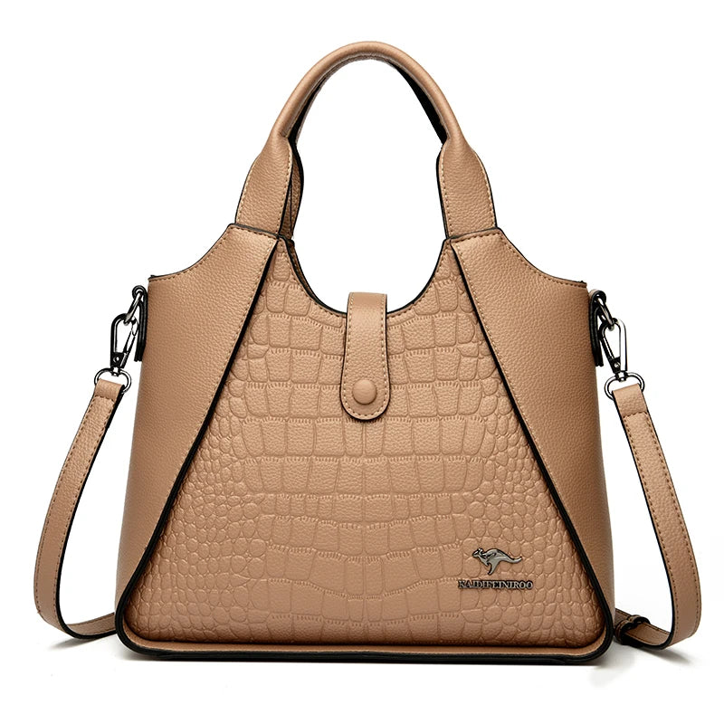 Luxury Designer Handbag Brand High Quality Soft Leather Bags 2024 Sac Crossbody Shoulder Bag For Womens Casual Tote Bag Bolsos