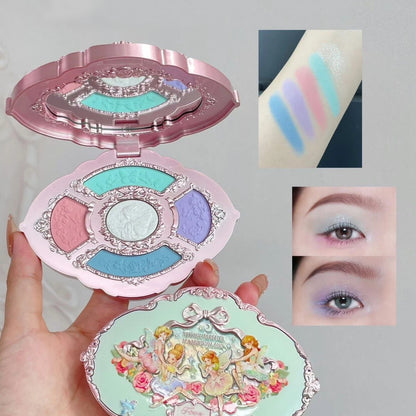 Flower Knows Makeup Set Box Full Swan Bear Garden Collection Embossed Blush Shine Lipstick Kit Foundation  All in Maquiagem Kit