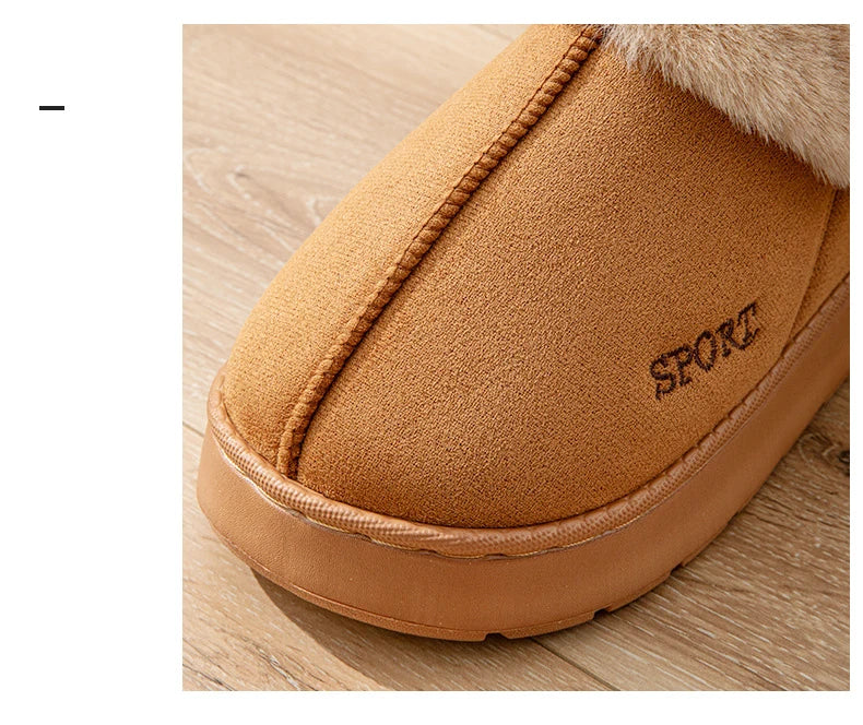 Fluffy Ankle Boots Female Winter Luxury Designer Woman Shoes Elegant Plush Women's Slippers Home Fuzzy Fur Slides Snow Booties